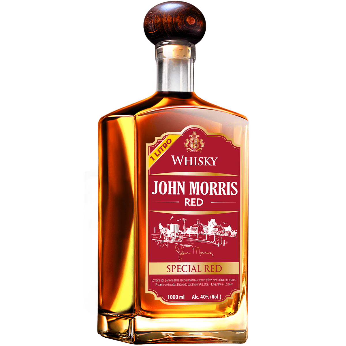 Whisky John Morris Red 1 LITRO